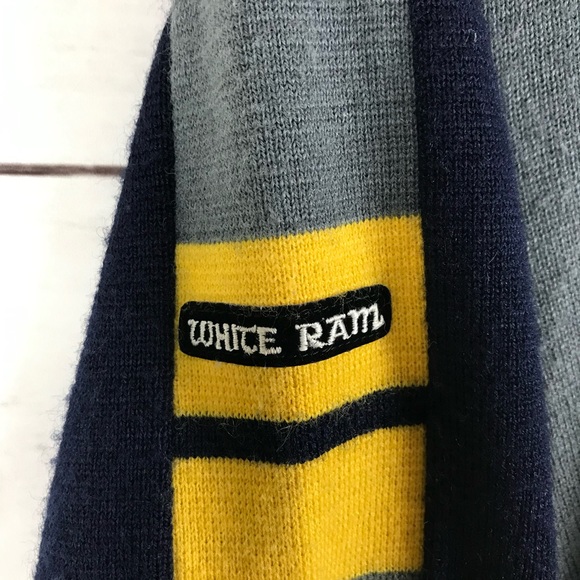 Vintage 1988 Olympics Winter Games White Ram Full Zip Sweater - Picture 5 of 5